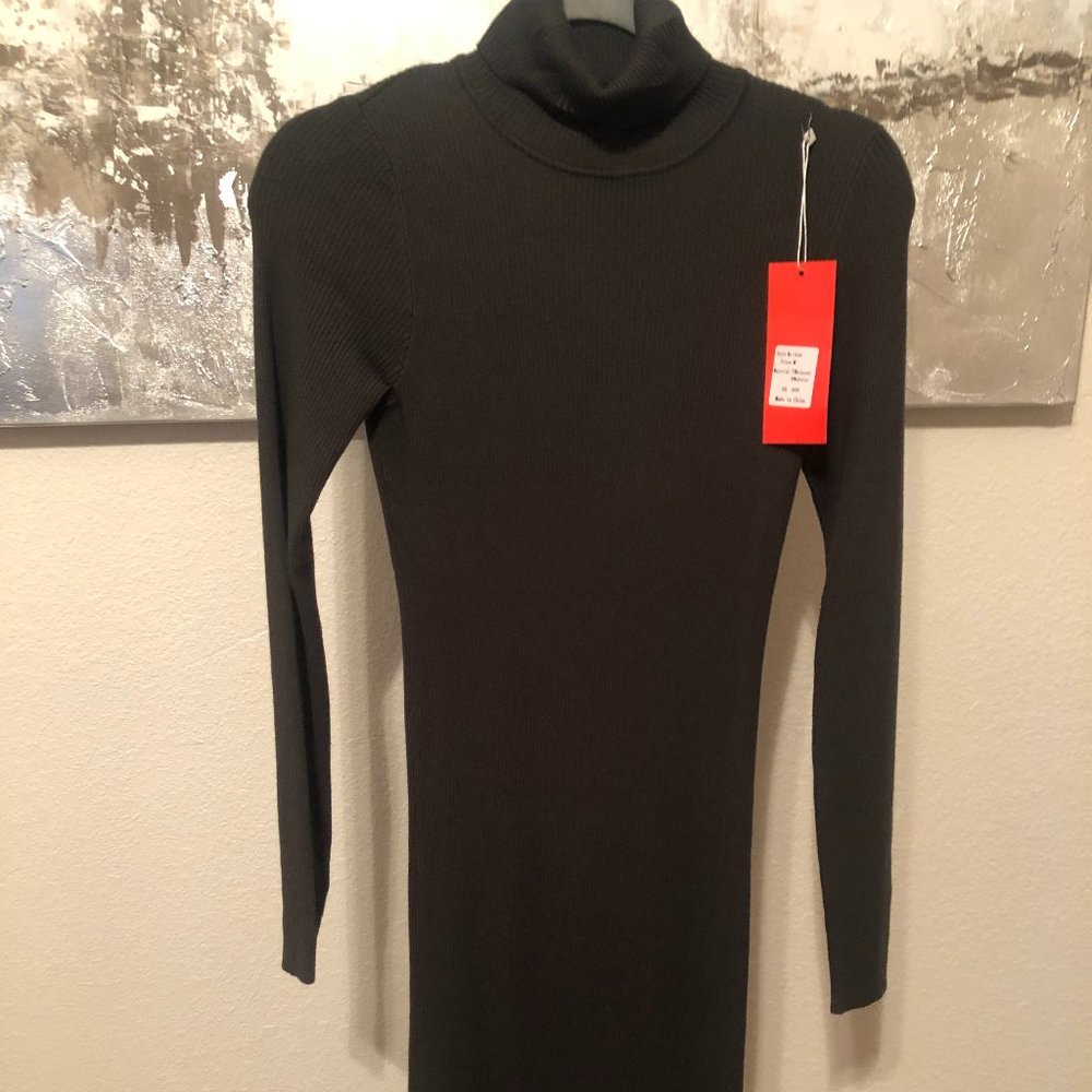 Brand New Never Worn Olive Green Sweater Dress